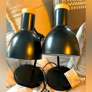 Two Amazon Brand Lamps Scandinavian Style EUC